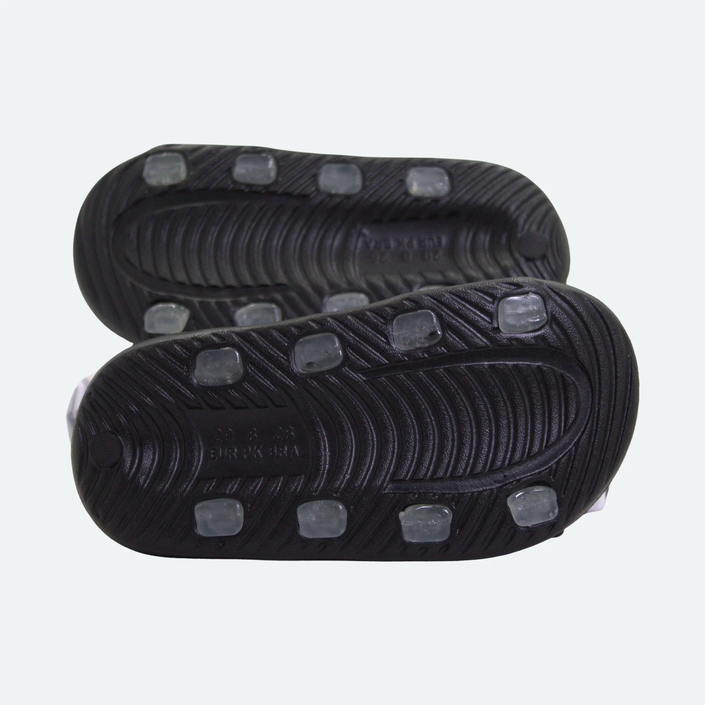 Superman Slide on Slippers - Black