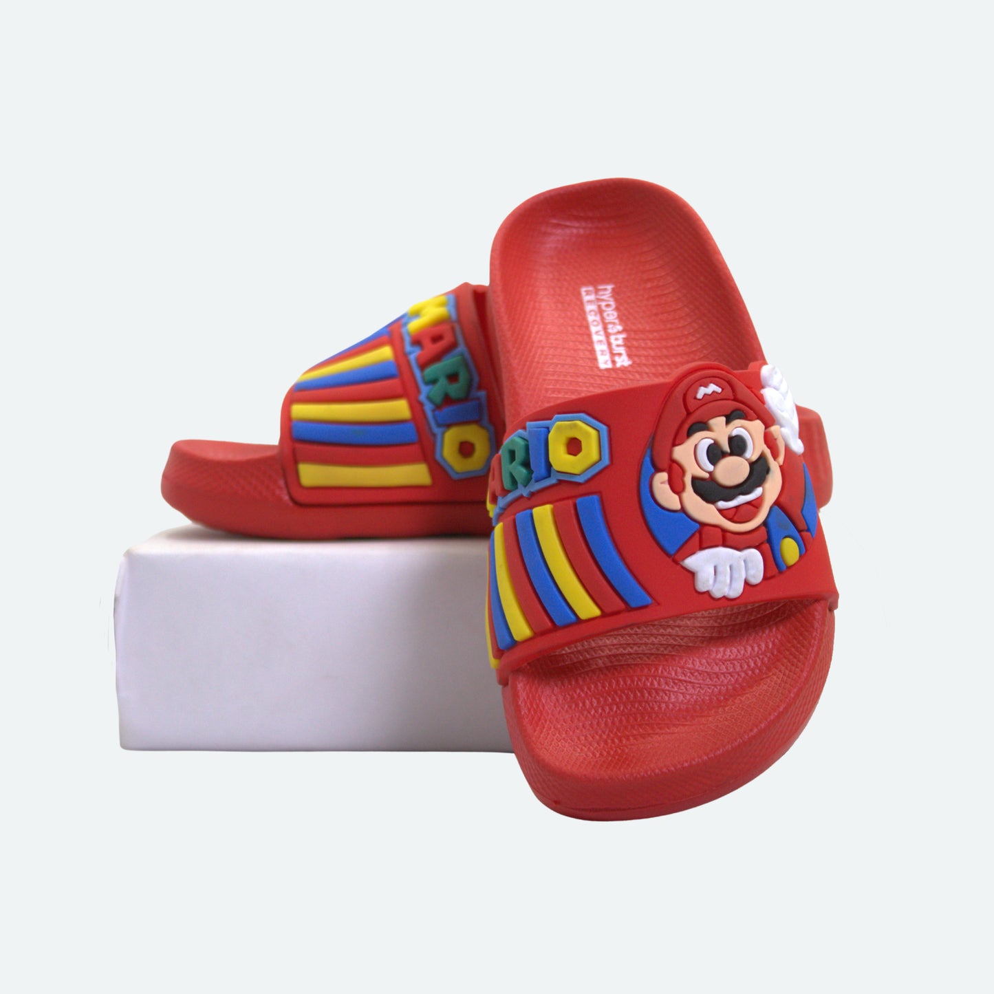 Super Mario Slide on Slippers - Red