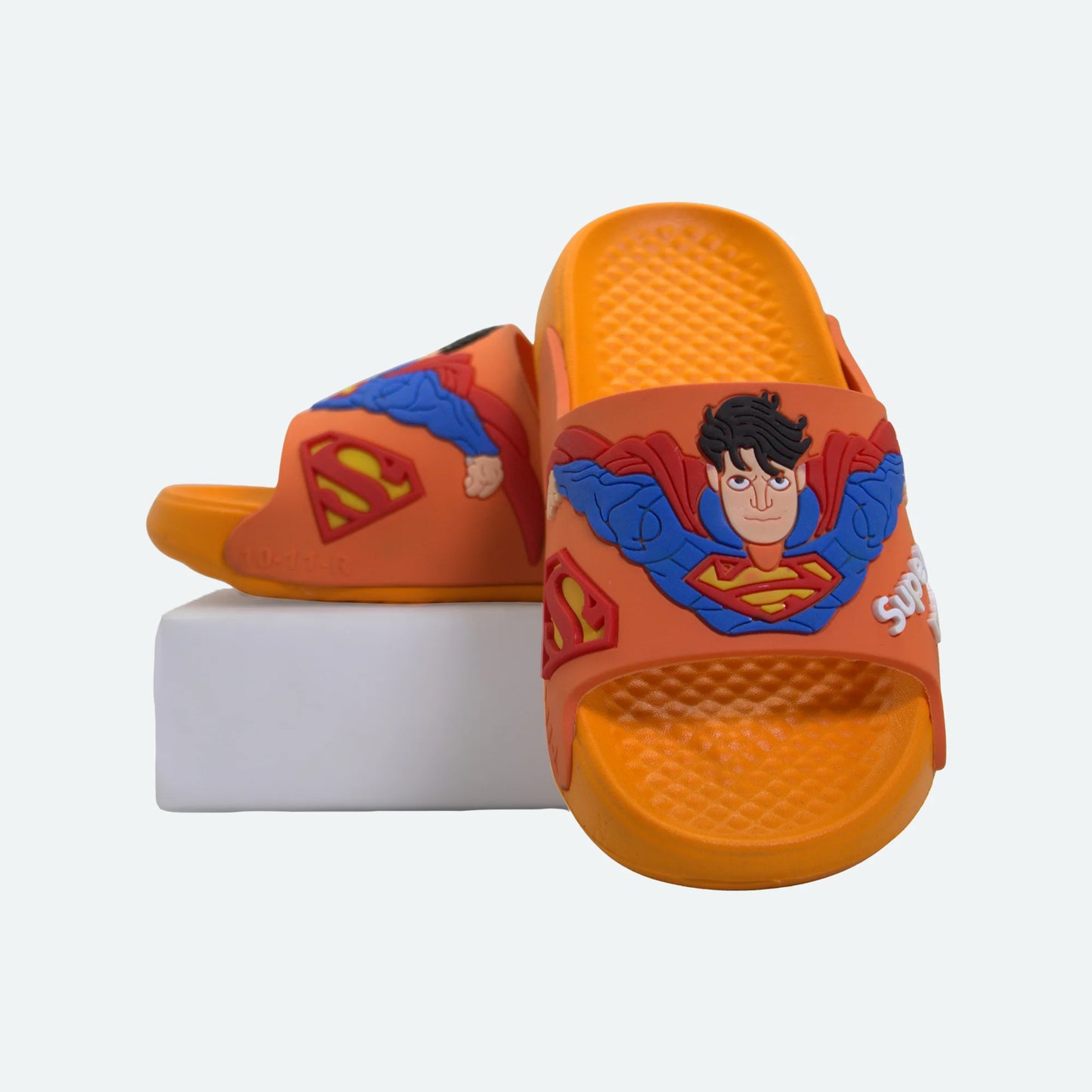 Superman Slide on Slippers - Orange