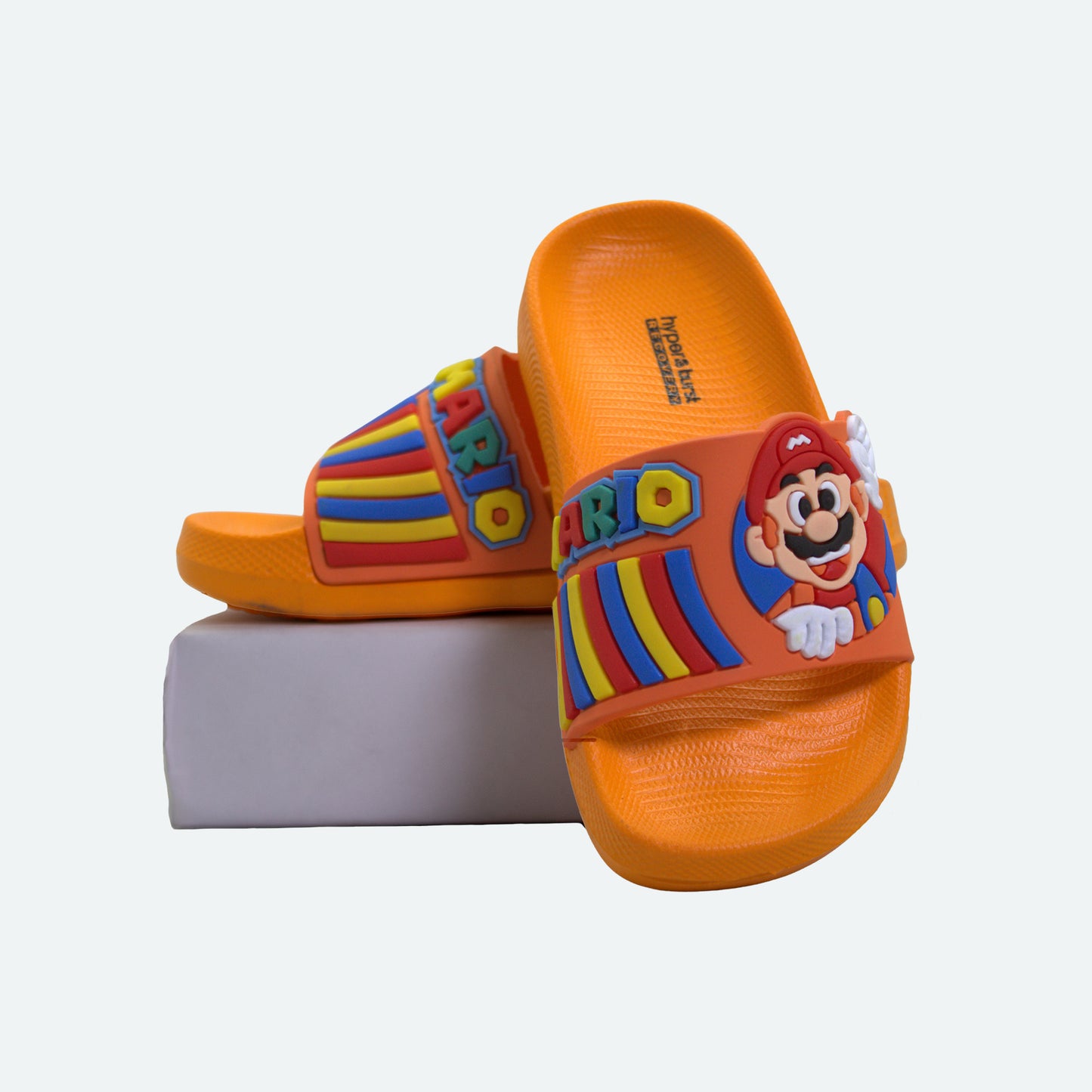 Super Mario Slide on Slippers - Orange