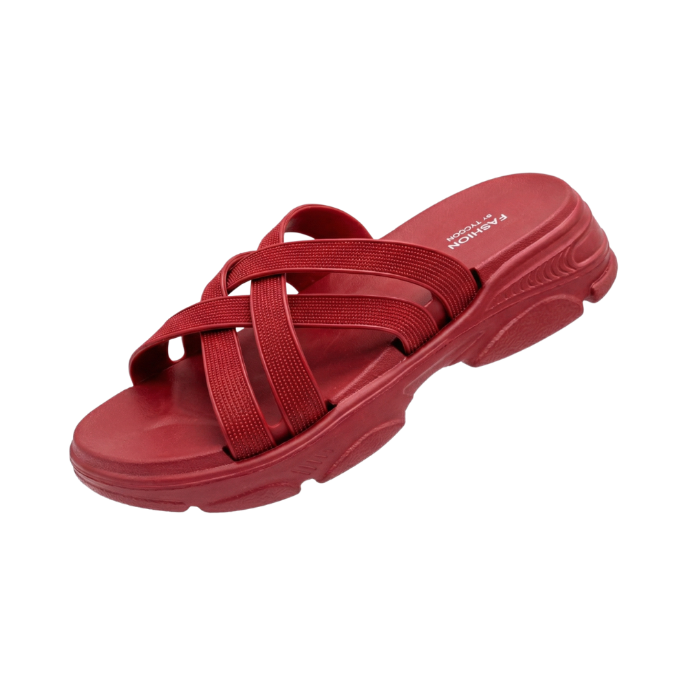 Strappy Wedge Flip Flops for Women