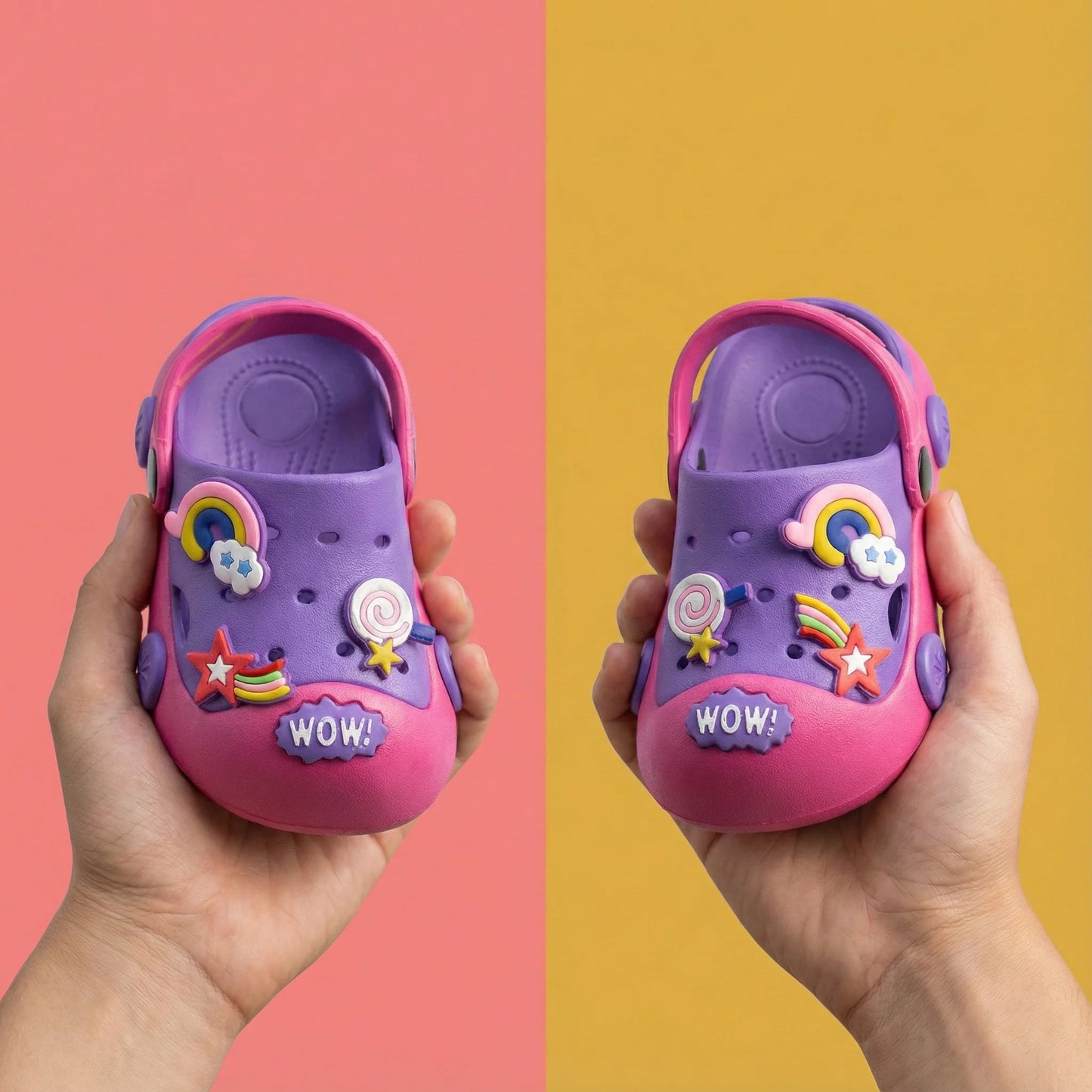 Whistle Crocks - Purple/Pink