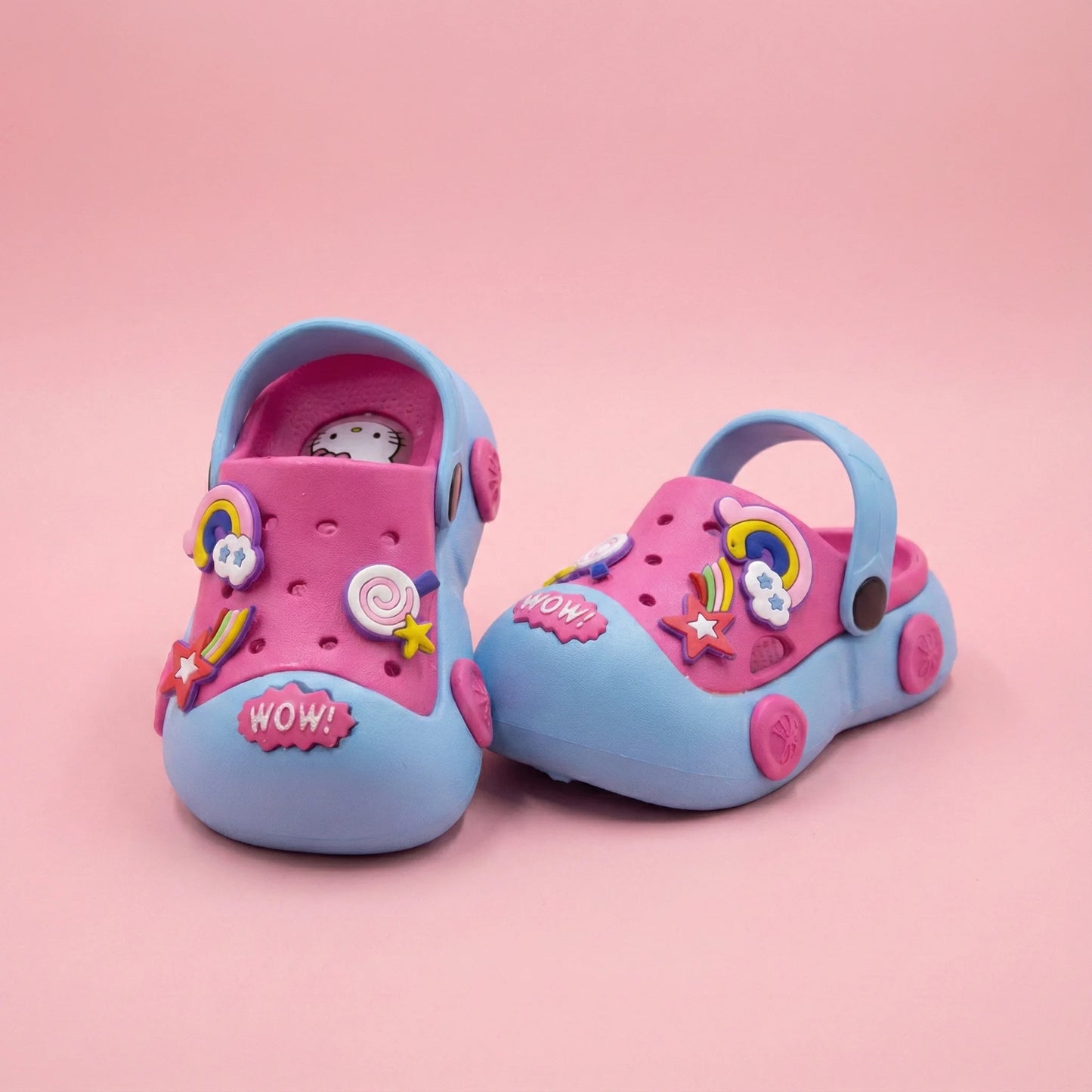 Whistle Crocks - Pink/Blue